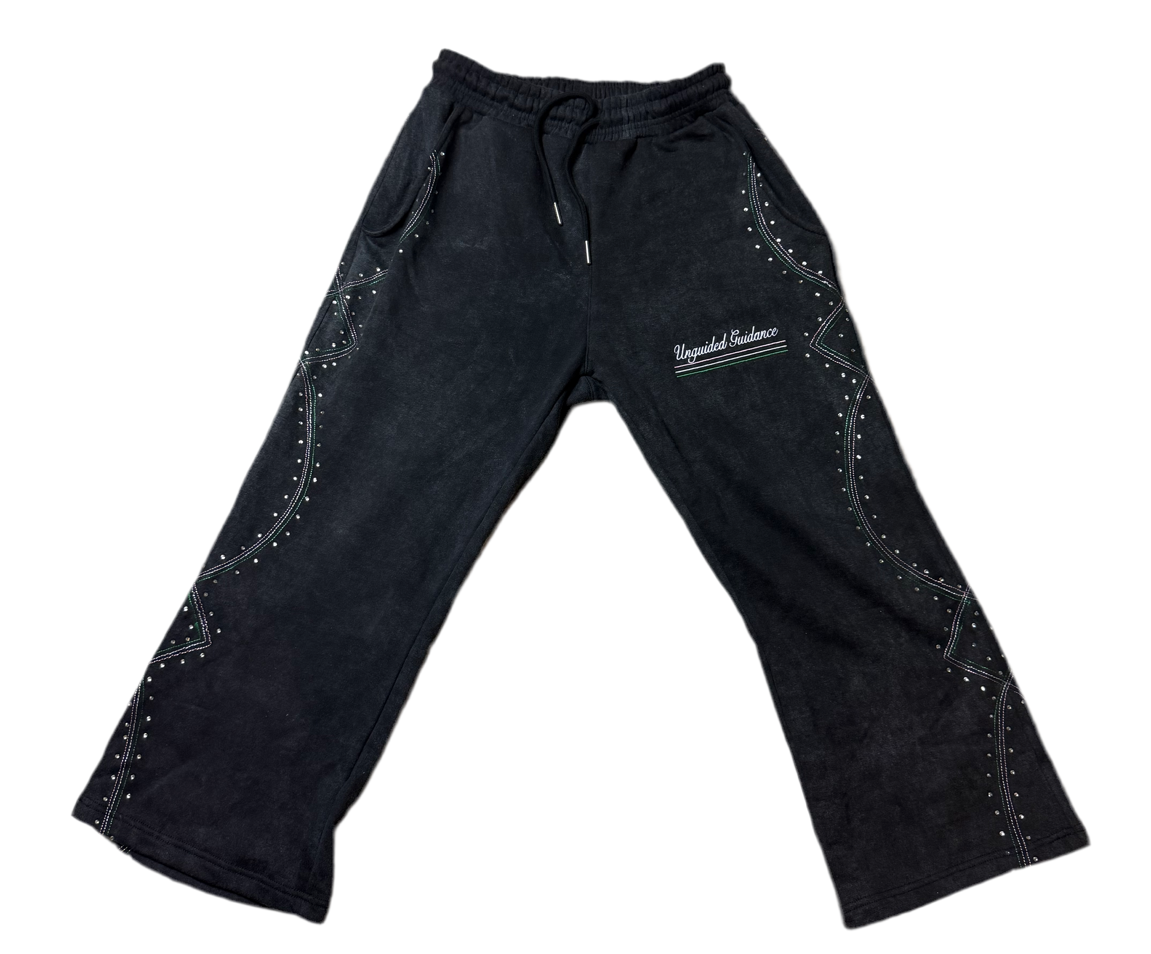 Rinestone Baggy Sweatpants