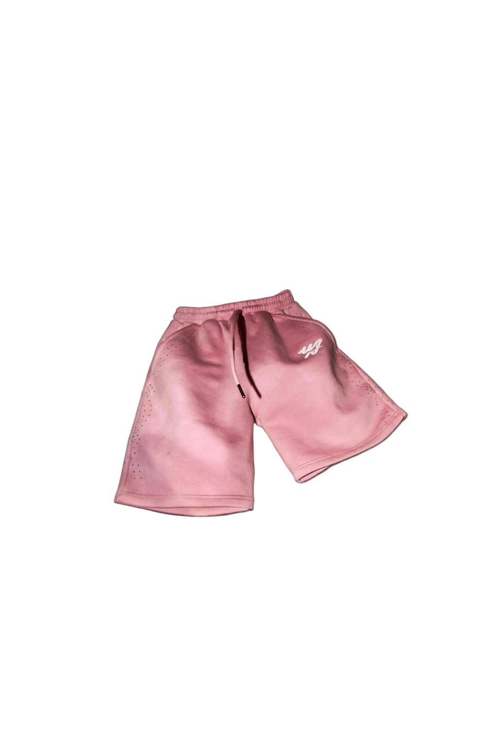 PINK RHINESTONE SHORTS