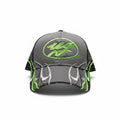 Green flame Hat