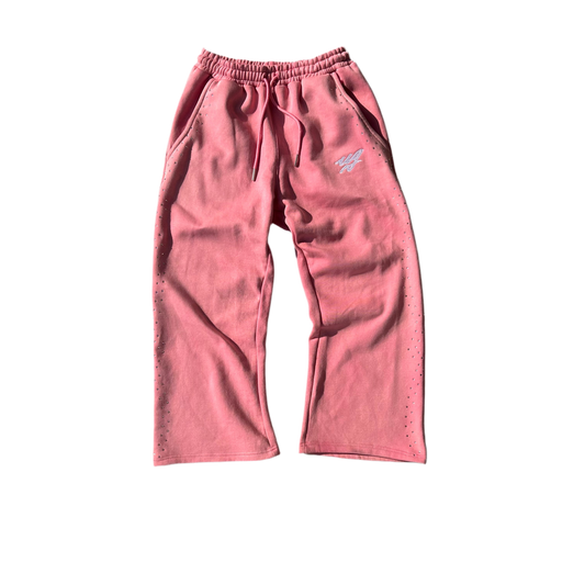 PINK RHINESTONE PANT