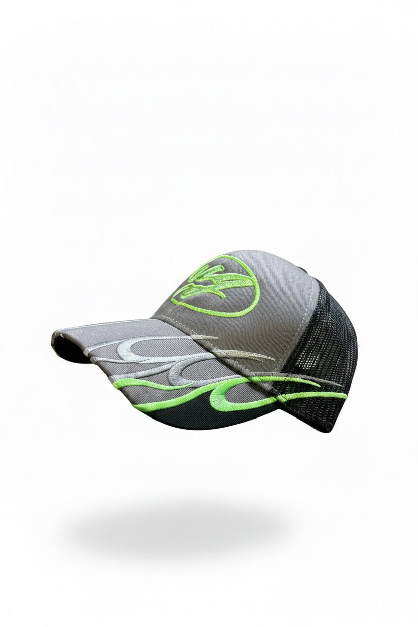Green flame Hat