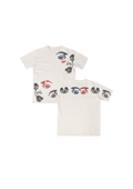 2 Face White T